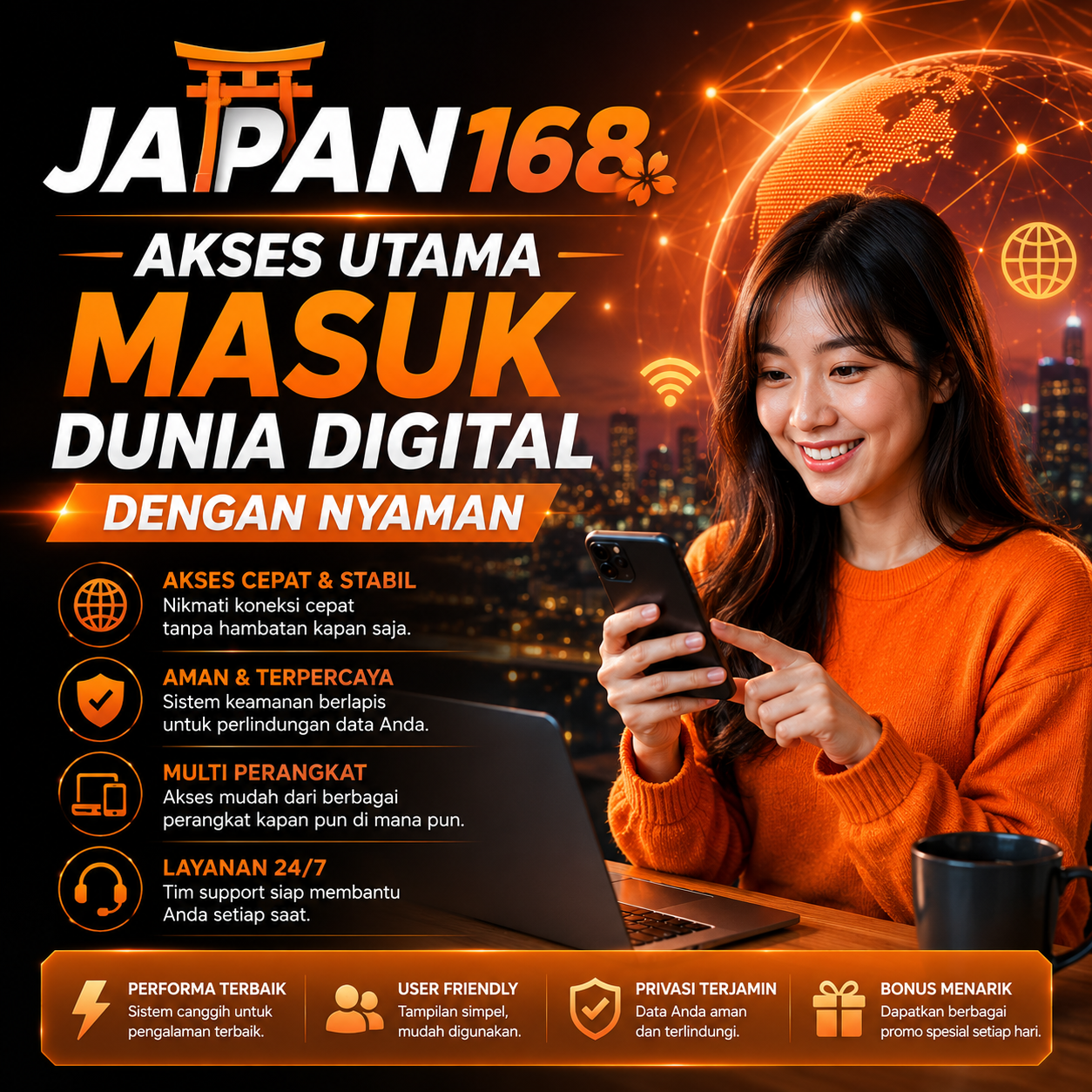  JAPAN168 : Akses Utama Masuk Dunia Digital Dengan Nyaman 